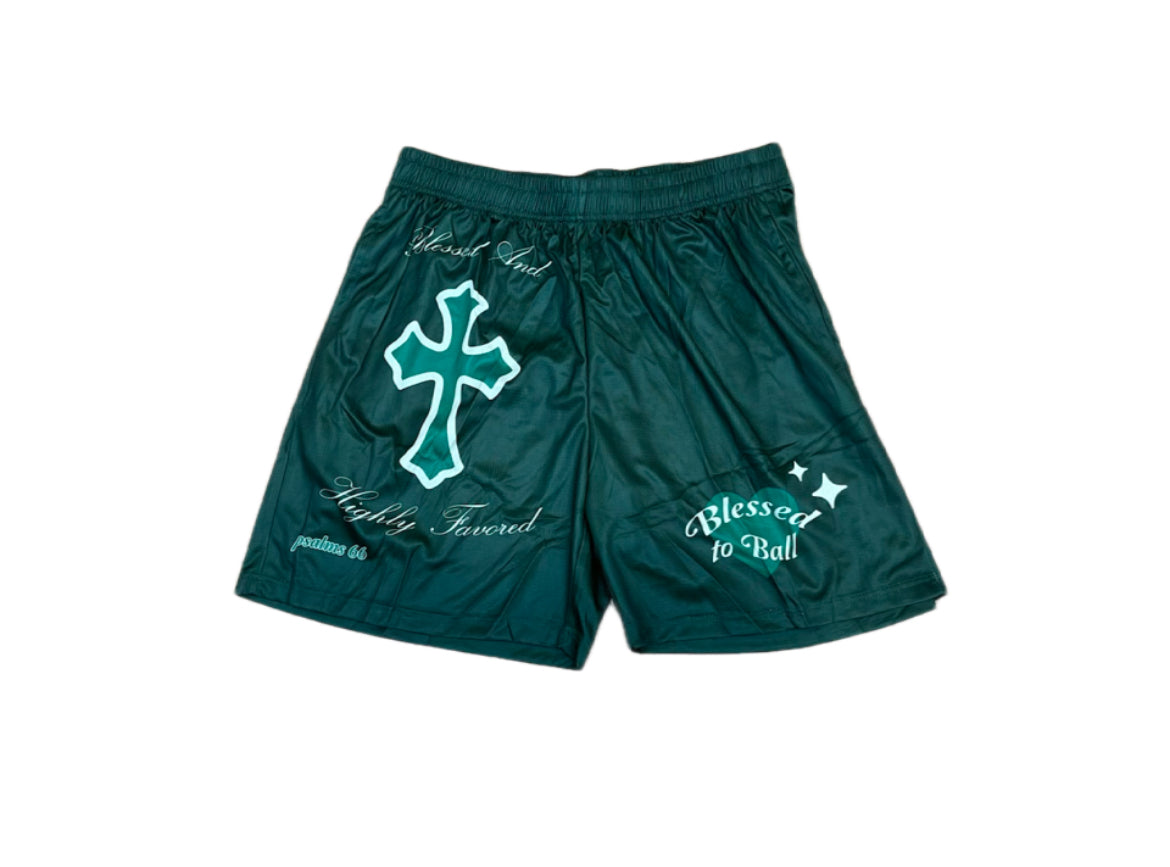 Green Blessed Shorts